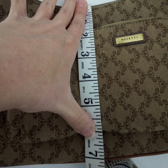 Rosetti Set Vegan Cotton Blend Brown Tan Bundle Shoulder Small Bags Y2K 2000's - Picture 8 of 16